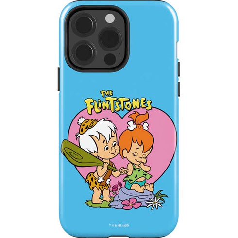 The Flinstones Bamm-Bamm and Pebbles iPhone 15 Pro Impact Case